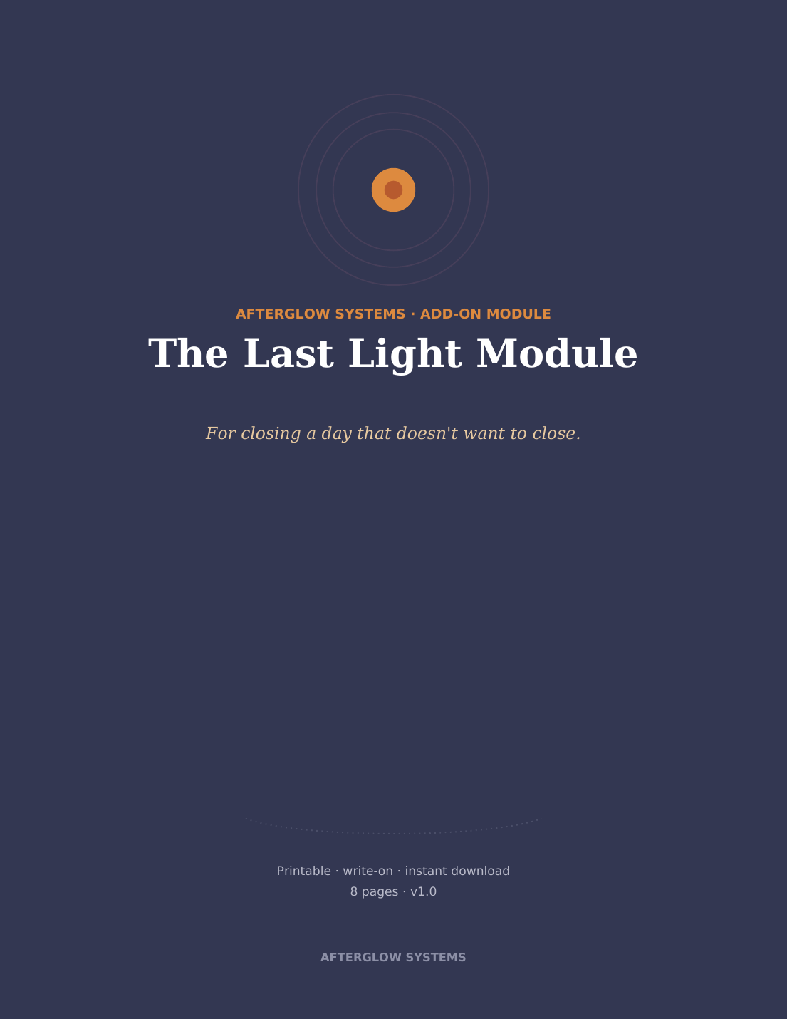 The Last Light Module cover